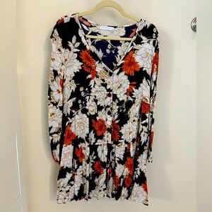 Perfect Fall Floral Dress